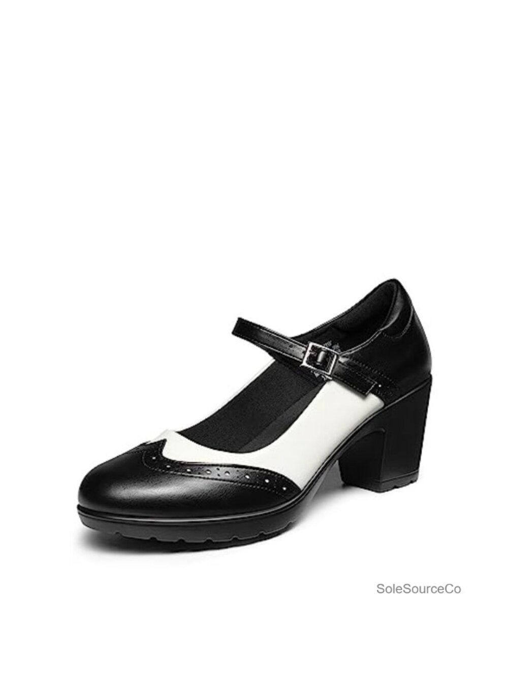 Women's Oxford Mary Jane Dress Shoes with Heels
